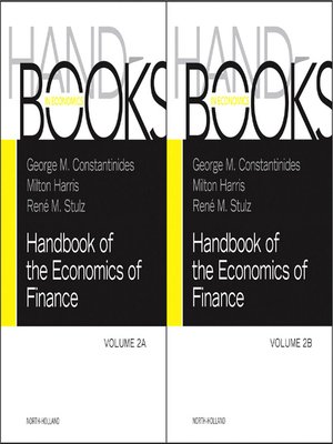 cover image of Handbook of the Economics of Finance SET, Volumes 2A and 2B